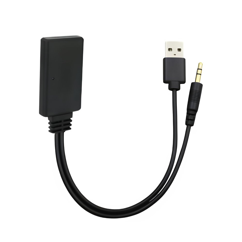 THE PERFECT PART Bluetooth Transmitter - AUX Adapter for Car Stereo With 3.5mm Jack, Plug & Play USB Compatible With TV & Cars Stereo System