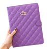AmazFCCY Cute Crown Case for iPad Air 3 10.5'' 2019/ iPad Pro 10.5'' 2017,Pu Leather Rhinestones Elegant Smart Auto Sleep/Wake Stand Shockproof for Apple iPad 10.5'' Air 3/ iPad Pro 2017(Purple) view 1