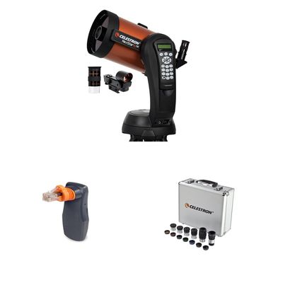Celestron - NexStar 6SE Telescope - Computerized Telescope & SkyPortal WiFi Module - Control Your Celestron Computerized Telescope via Smartphone & 1.25 Eyepiece and Filter Accessory Kit  14 Piece