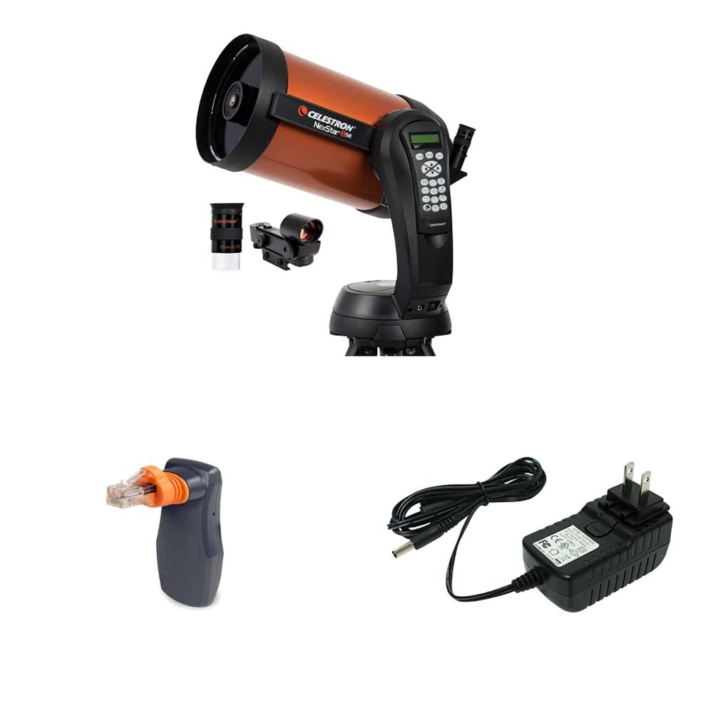 Celestron NexStar 8SE Computerized Telescope Bundle with SkyPortal WiFi Module and AC Adapter