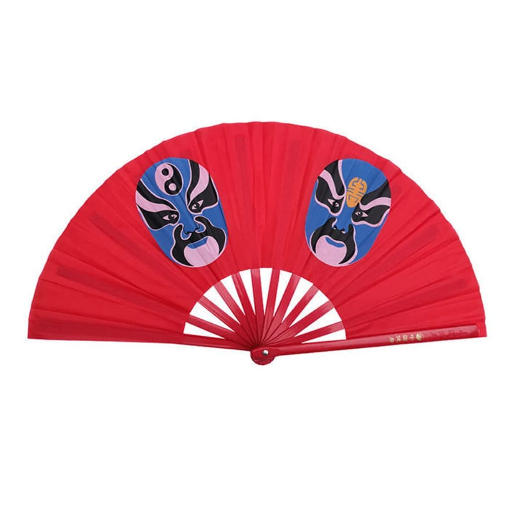 XIALON 1pc 33cm Tai Chi Fan Performance Fan Fitness Fan Morning Exercise Fan Sound Fan Practice Fan
