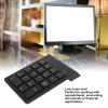 Diyeeni Bluetooth Number Pad, Rechargeable Mini Numeric Pad, 18 Keys Numeric Keypad for Financial Accounting Data Entry, Low Noise, for Laptop Computer PC Tablets view 2