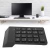 Diyeeni Bluetooth Number Pad, Rechargeable Mini Numeric Pad, 18 Keys Numeric Keypad for Financial Accounting Data Entry, Low Noise, for Laptop Computer PC Tablets view 3