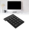 Diyeeni Bluetooth Number Pad, Rechargeable Mini Numeric Pad, 18 Keys Numeric Keypad for Financial Accounting Data Entry, Low Noise, for Laptop Computer PC Tablets view 4