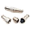 AXTI 5set GX12 2/3/4/5/6/7 Pin Male Female 12mm Circular Aviation Socket Plug Wire Panel Connector Metal M12 Aviation Connector 10pcs (Size : 2P) view 4