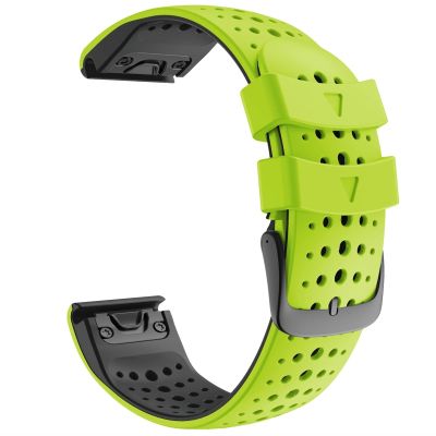 AXTI 22mm Watchband For Garmin Forerunner 945 935 Fenix 5 5Plus Fenix 6 Pro Silicone Smart Watch Band Quick Release Wristband Correa (Color : F, Size : Forerunner 935 945)