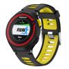 EZZON Soft Silicone Watchband Strap For Garmin Forerunner 735XT 220 230 235 620 630 735XT Smart Watch Replacement Watch Band Bracelet (Color : Orange Black) view 4