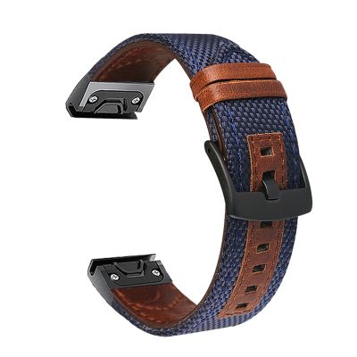 AXTI Strap for Garmin Fenix 6 6X Pro Fenix 5 5 Plus/Forerunner 935 945 Quick Release Wrist Strap Accessories Fenix 3 3HR Band (Color : Blue, Size : Forerunner 935 945)