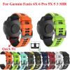 BUDAY Silicone Watchband For Garmin Fenix Fenix 7X Fenix 7 Watch Quick Release Easy Fit Wrist Band 26 22mm Strap (Color : RED Black, Size : Fenix 7X) view 2