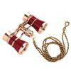 325 Hd Mini Compact Folding Sleeves Spectacles for Watching Drama Stage Performances Binoculars (Red) view 1