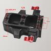 Anti-Slip Camera Alloy Cage Baseplate with Dual 15mm Rod Rail Clamp Accessory Part view 3