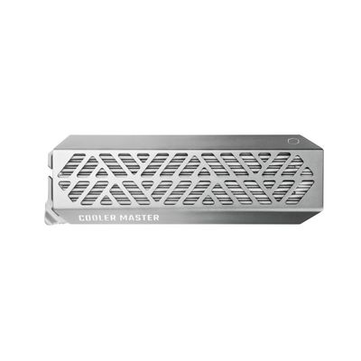 Cooler Master Oracle Air - NVME M.2 SSD Enclosure, Large Heatsink, Dual Layer Aluminium Shell, Up to 1000 MB/s, Tool Free, MOLLE Compatible, USB 3.2 Gen 2 Type-C, Multi Platform Support, 130 g