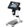 HDCSUN 1000X Digital Microscope, with 4.3in ISP Screen, Rechargeable Battery, 8 LED Lights, for Adults Kids Circuit Board Repair Soldering (Size : Metal Stand) view 1