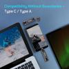 Transcend ESD310 256GB External SSD, Up to 1,050MB/s, Dual USB Flash Drive for iPhone/iPad/Mac/Windows, Android/Tablet/PC, USB 3.2 Gen 2 Thumb Drive Photo Stick, 2-in-1 Type C &Type A Memory Stick view 4