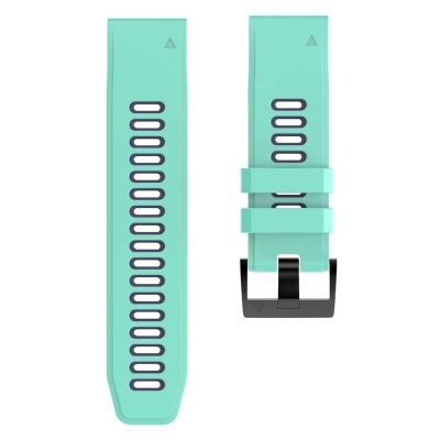 MGTCAR Silicone Quick Release Watchband Strap For Garmin Fenix 7 7X 5X 5X Plus 3 3HR Watch Easyfit Wrist Band Strap For Fenix 5 5 Plus 935 (Color : Teal Blue, Size : 22Fenix 5 935 945)