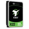 Seagate (Recertified) Exos X22 22TB Internal Hard Drive - 3.5 Inch Hyperscale SATA 6Gb/s HDD, 7200 RPM, 2.5M MTBF, 512e and 4Kn FastFormat, Low Latency with Enhanced Caching (ST22000NM001E) view 1