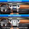 Cidava T-Style Car Radio, CarPlay Stereo for Toyota Tundra 2014-2021, 12.1 Inch Android Head Unit Replacement Support Wired and Wireless Car Play/Android Auto, AM/FM Radio, Back-Up Camera view 2