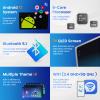 4+64GB Android 12 Double Din Universal Car Radio 10.36 inch 2K 2000x1200 Touch Screen Stereo, GPS Navigation with Wliress/Wired Car-Play & Android Auto, Smart Voice Control, DSP, Rear View view 2