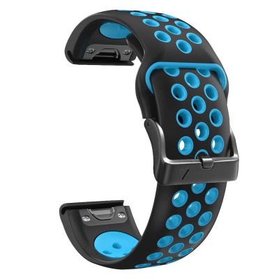 SCHIK 26 22mm Silicone Band For Garmin Fenix 6 6X Pro 5X 5 Plus/Forerunner 935 GPS D2 Delta PX MK2 Quick Release Easy fit Watch Strap (Color : F, Size : Forerunner 935 945)