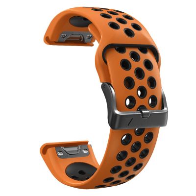 SCHIK 26 22mm Silicone Band For Garmin Fenix 6 6X Pro 5X 5 Plus/Forerunner 935 GPS D2 Delta PX MK2 Quick Release Easy fit Watch Strap (Color : D, Size : Forerunner 935 945)