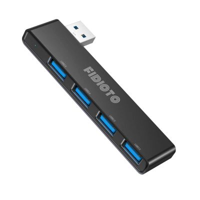 USB Hub, Fidioto 4 Port USB Adapter(1 * 3.0 Hub, 3 * 2.0 Hub), Networking Hub Expander for Laptop, iMac Pro, MacBook Air, Mac mini/Pro, Surface Pro, Notebook PC, USB Flash Drives and Mobile HDD Etc.