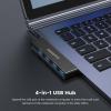 USB Hub, Fidioto 4 Port USB Adapter(1 * 3.0 Hub, 3 * 2.0 Hub), Networking Hub Expander for Laptop, iMac Pro, MacBook Air, Mac mini/Pro, Surface Pro, Notebook PC, USB Flash Drives and Mobile HDD Etc. view 2