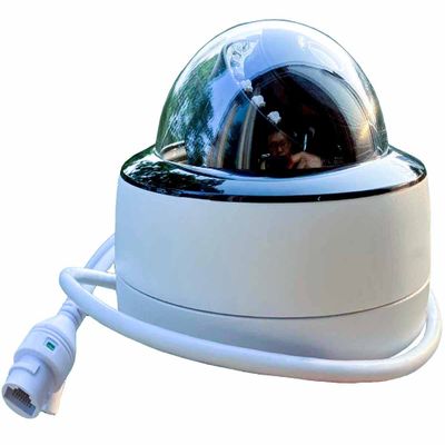 BlueFishCam Wired Vandal-Proof Dome PoE IP Camera 4MP Network 4.0MP Security Wide Angle 2.8mm Fixed Lens CCTV Motion Detection IR Indoor IP65