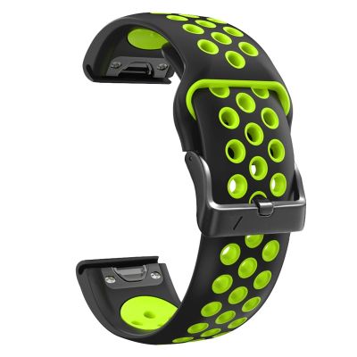 SCHIK 26 22mm Silicone Band For Garmin Fenix 6 6X Pro 5X 5 Plus/Forerunner 935 GPS D2 Delta PX MK2 Quick Release Easy fit Watch Strap (Color : H, Size : 26mm Descent Mk1 MK2)