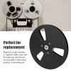 7 Inch Takeup Reel, Empty Aluminum Alloy Take Up Reel to Reel Small Hub with 3 Holes Design, Universal Nab Take Up for 1/4 Inch Reel to Reel Tape view 3