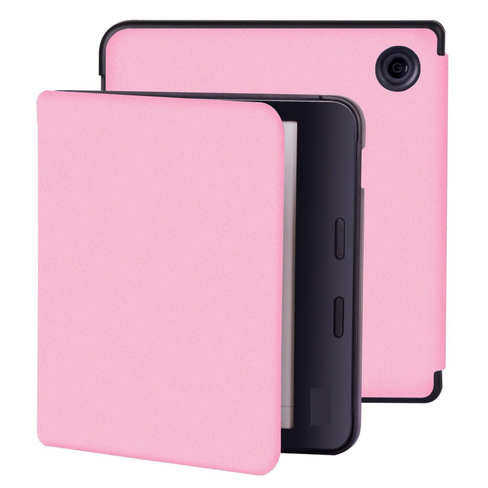 YEDUZN Magnetic Ultra-Thin Ebook Cover with Automatic Sleep/Wake Compatible with Kobo Libra 2 Case 2021 eReader (Color : Pale Pink, Size : for Kobo Libra 2)
