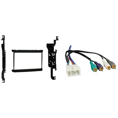 Metra Double DIN Installation Kit (95-8157B) and Radio Wiring Harness for Toyota (70-8112)
