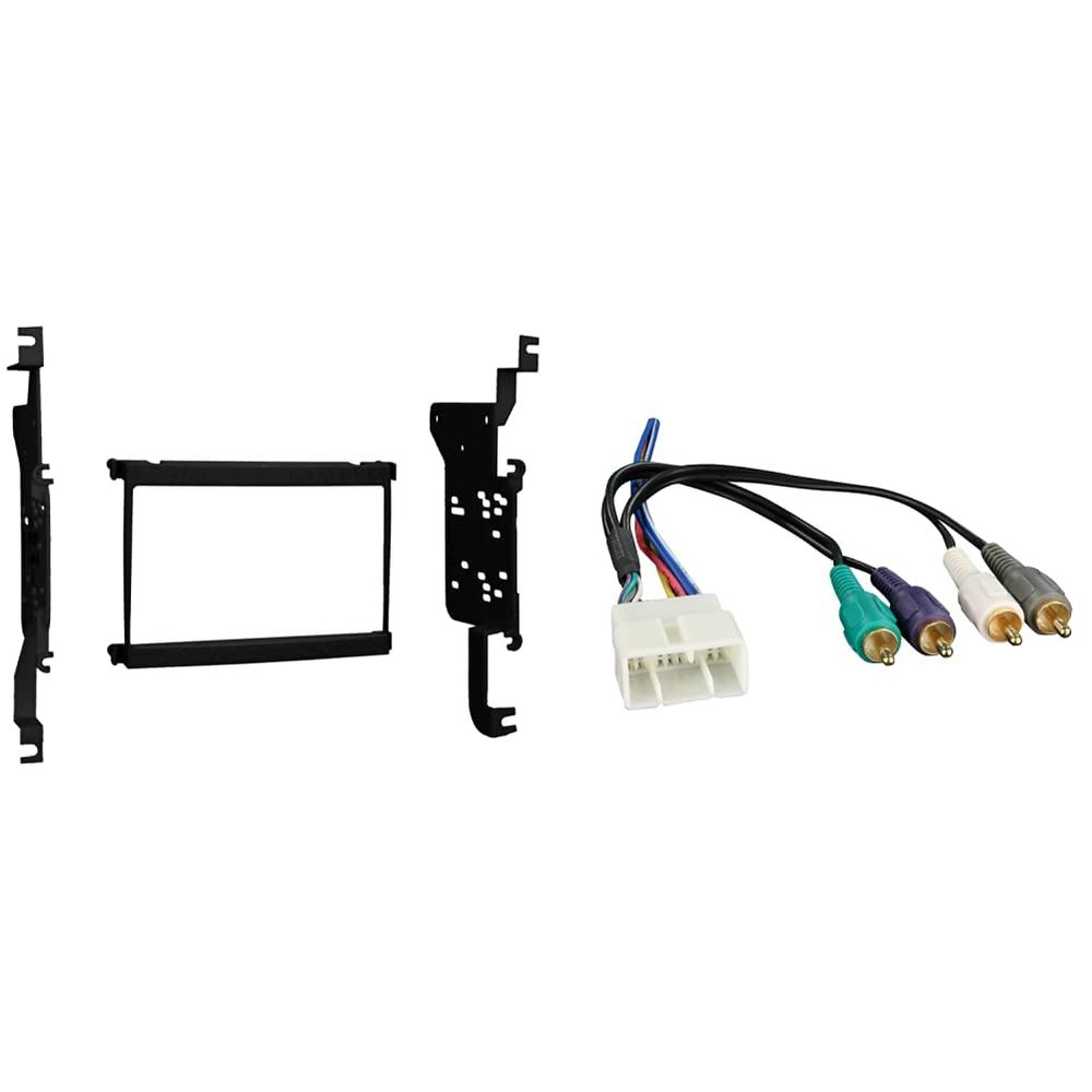 Metra Double DIN Installation Kit (95-8157B) and Radio Wiring Harness for Toyota (70-8112)