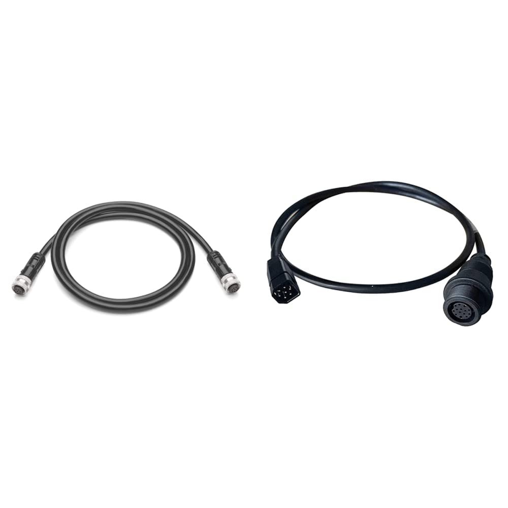 Humminbird 720073-4 AS EC 30E Ethernet Cable (30 Feet) & Minn Kota 1852088 MKR-MI-1 Helix 8, 9, 10 and 12 MEGA Imaging Adapter Cable, 30 inch
