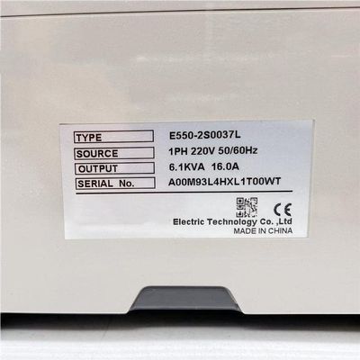 E550-2S0037L 220V 3.7kw 5HP 16.5A 1000HZ Inverter for Engraving Special