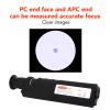 Handheld Fiber Optic Microscope, 200X Magnification Fiber Optic Inspection Microscope with 2.5mm FC SC ST and 1.25mm LC Adapters, Optical Fiber Microscope for Coaxial Illumination view 3