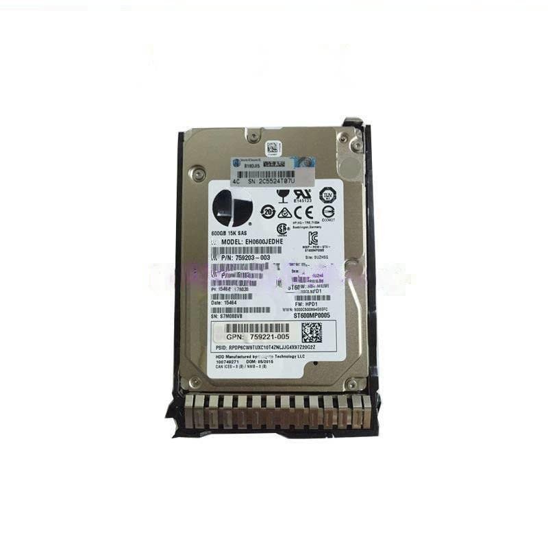 for 759548-001 759212-B21 600G SAS 2.5 15K 12G Hard Drive