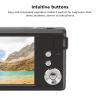 4K Digital Camera for Photography, 48MP 16X Zoom USB Vlogging Camera with 3 Inch LCD Screen, Portable Anti Shake Camera Built in Fill Light for Teens Kids Beginners (Black) view 4