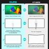 Projection Screens 40 in to 100in, Movie Projector Screen 16:9 4K Rear Front Movie Screen, Wrinkle Design, Widescreen for Movie Home Theater Cinema Office Video Game (72 inches) view 2