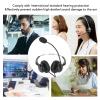 GOWENIC Corded Telephone Headset, Wired Headset, Wired Business Headset Noise Canceling Binaural Telephone Headphone with Mic for Office Call Center (Dual 3.5mm Interface) view 4