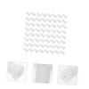 FOMIYES 100Pcs Glue bottle anti-blocking needle glue off tools eyelash glue bottle lash extensions supplies lash tool Nozzle Needle for Glue Anti-clogging Stainless steel nozzle head white view 3
