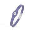 Divoti Glucose Monitor Sensor Cover Armband Compatible for Freestyle CGM Libre 3| Silicone Adjustable Trim to Fit, & Quickly Put-on- Waterproof, Hypoallergenic Carmella Blue view 1