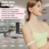 Divoti Glucose Monitor Sensor Cover Armband Compatible for Freestyle CGM Libre 3| Silicone Adjustable Trim to Fit, & Quickly Put-on- Waterproof, Hypoallergenic Carmella Blue view 4