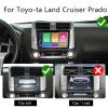 Car Stereo Android 12 for Toyo-ta Land Cruiser Prado 150 2009-2013 with Bluetooth/USB/Fm Radio/GPS Navi, 9 Inch Hd Touchscreen Car Radio, Dash Mounted view 2