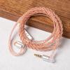 2pin Replacement IEM Cable with Mic, KBEAR 4-Core Pure Copper HiFi Earphone Wired Detachable Upgrade Cable with 3.5mm Plug for KZ ES4 ZST ZSTX EDX ZSR C10 AS10 ZS10 TRN V80 V90 (2PIN 3.5MM, with Mic) view 2