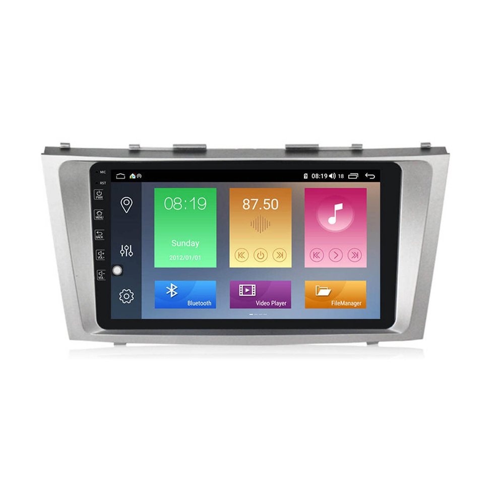 Android 12 Car Stereo for Toyo-ta Camry 2007 2008 2009 2010 9 Inch Touch Screen Car Radios, with Bluetooth Hands-Free, Mp5 Player, Fm/Am, GPS Navi, USB Car Stereo