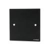 AVSSZ Type 86 Panel Al Alloy Brushed, 1/2/3/4 Hole/Blank Blank Plate Fits Type D Module XLR USB Speaker RJ45 Network RCA BNC Cable Connector Mount, 10PCS/Pack (Type 86 Blank Panel-No Hole,Black) view 1