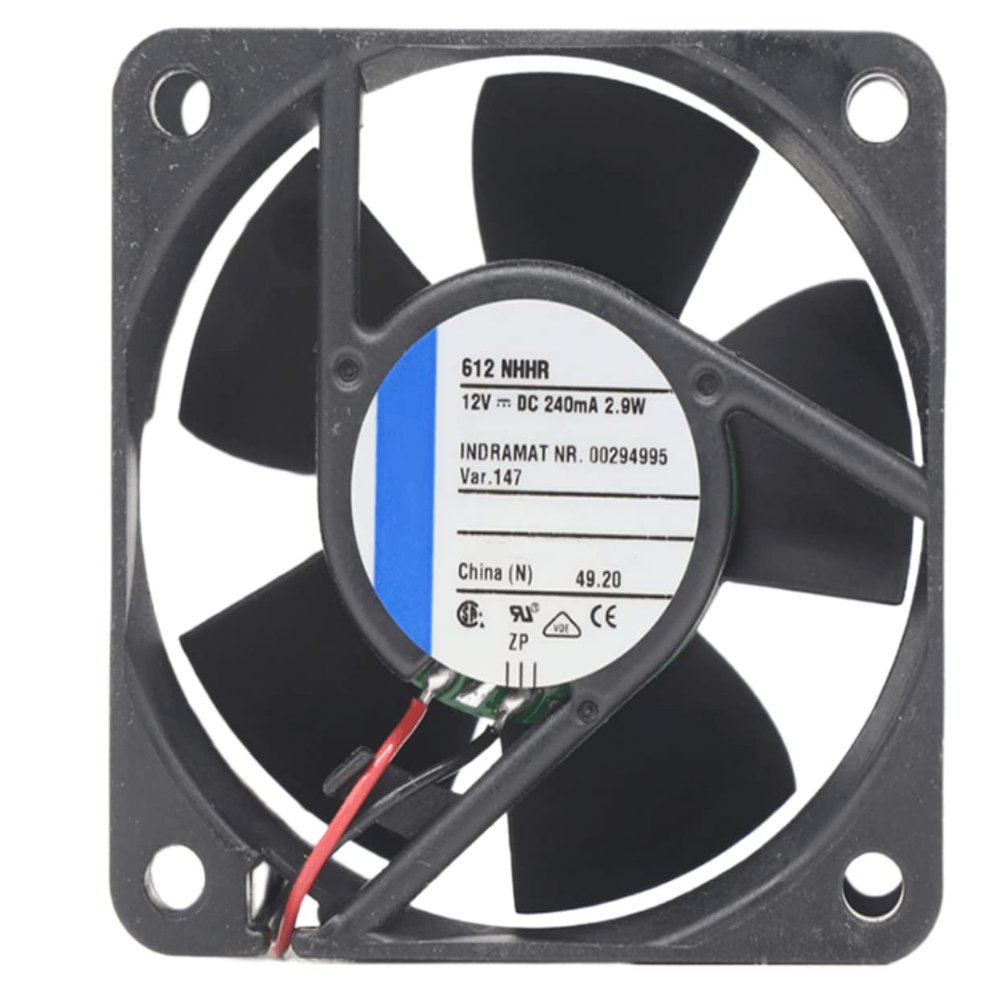12V 612NHHR 240mA 2.9W 6025 Cooling Fan 2-Wire 612NHHR-147