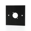 AVSSZ Type 86 Panel Al Alloy Brushed, 1/2/3/4 Hole/Blank Blank Plate Fits Type D Module XLR USB Speaker RJ45 Network RCA BNC Cable Connector Mount, 10PCS/Pack (Type 86 Panel-1 Hole,Black) view 1