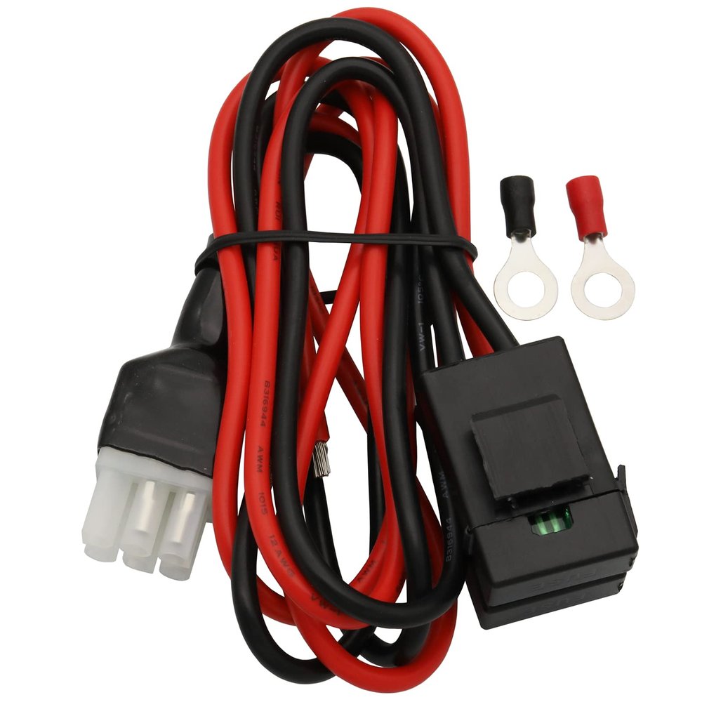 Karier 6-Pin 12AWG 30A DC Power Cord Cable Short Wave Power Supply Cable Compatible for Yaesu FT-847 FT-857 FT-897 Kenwood TS-50s TS-140s TS-430s TS-850s Icom IC-78 IC-706 IC-746