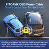 FITCAMX OBD Cable Dash Cams, Upgrade Parking Monitoring, Hardwire Wire Kit Accessories view 2